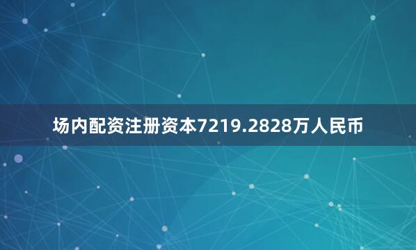 场内配资注册资本7219.2828万人民币