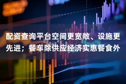 配资查询平台空间更宽敞、设施更先进；餐车除供应经济实惠餐食外